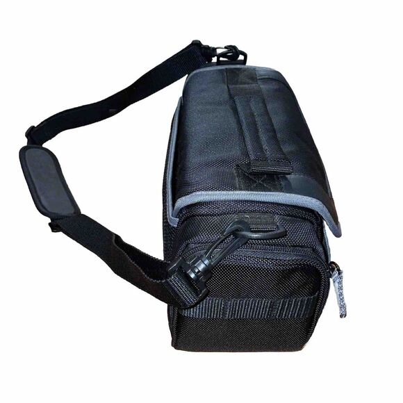 Sony LCS-X30 Soft Carrying Case Black Padded Pockets Shoulder Strap - Picture 4 of 12